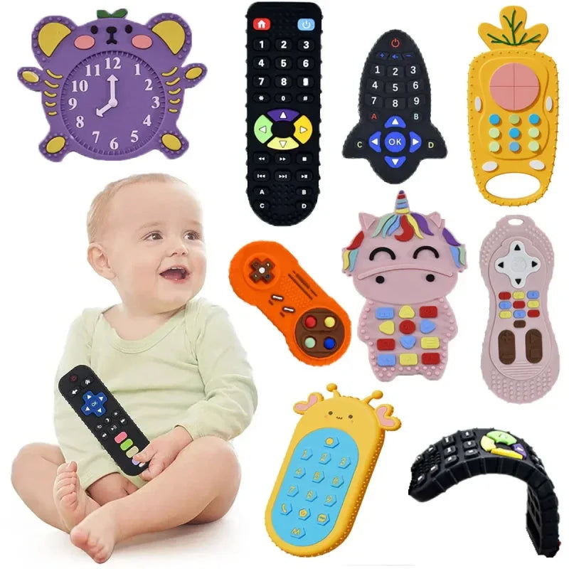 Brinquedos Mordedores para Bebês - Seguros e Não Tóxicos